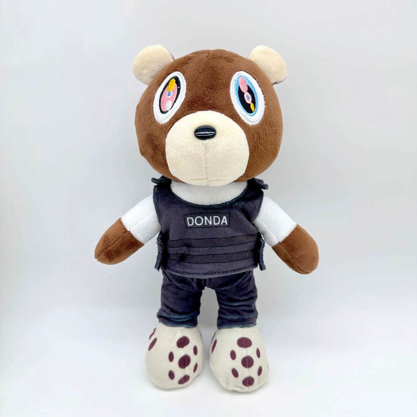 26-30Cm Kawaii Kanye Dropout Bear Teddy Bear Plush Toys Kanye West Graduation Soft Stuffed Home Room Decor Birthday Gift