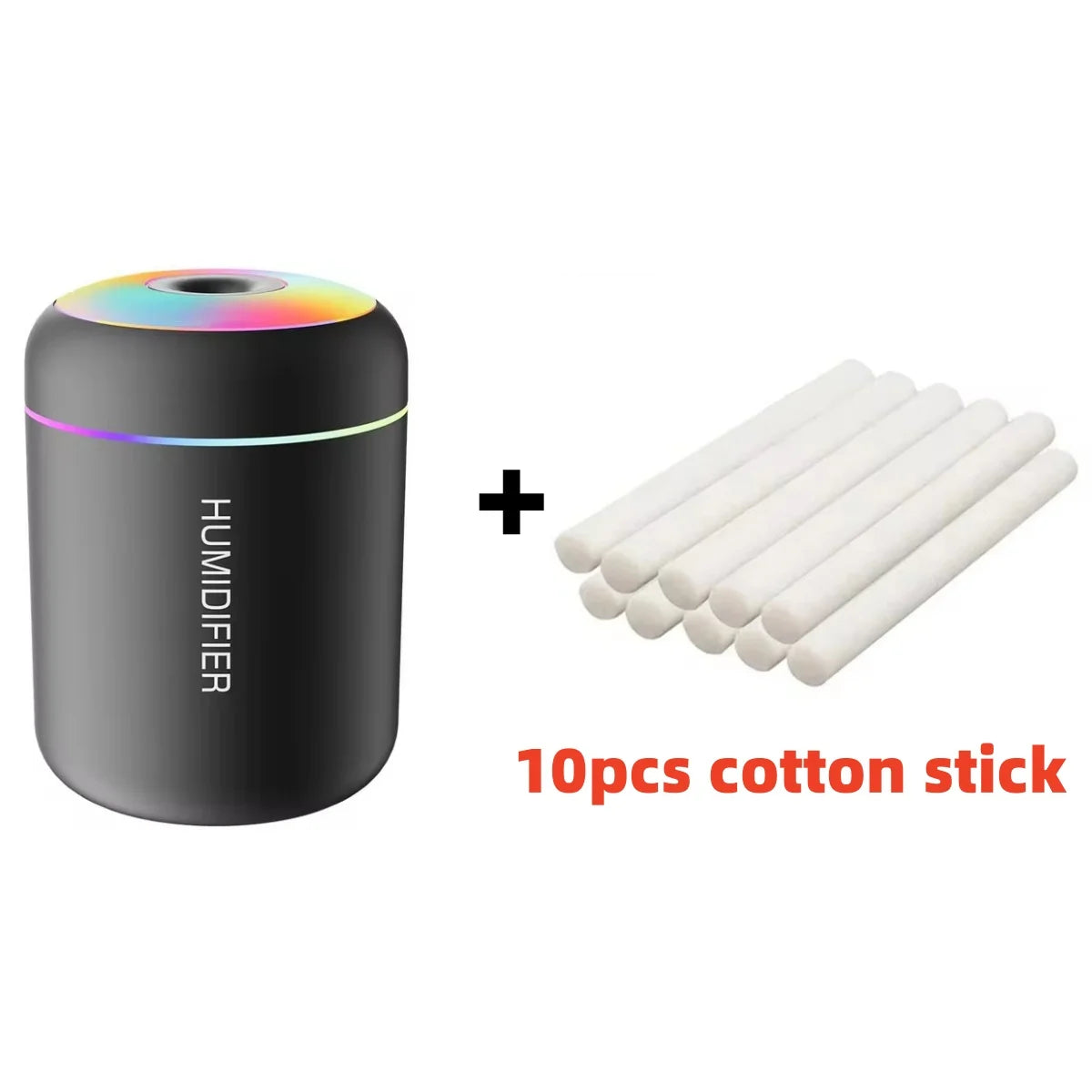 180ML Mini Air Humidifier USB Electric Aroma Diffuser Essential Oil Purifier Aromatherapy Mist Maker Lights for Car Home Bedroom