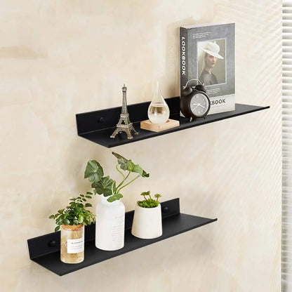 Floating Bathroom Shelves without Drilling Storage Wall Rack Home Organizer Ledge Hardwares Cabinet Kitchen Toilet Accessories