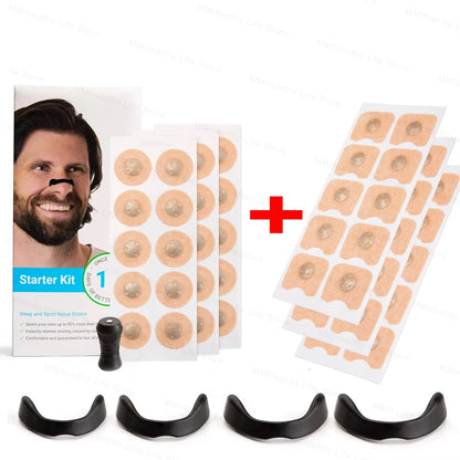 Magnetic Nasal Breathing Nose Dilators Starter Kit Nasal Strips Nasal Clip anti Snoring Improve Sleeping Aid Preventing Snoring