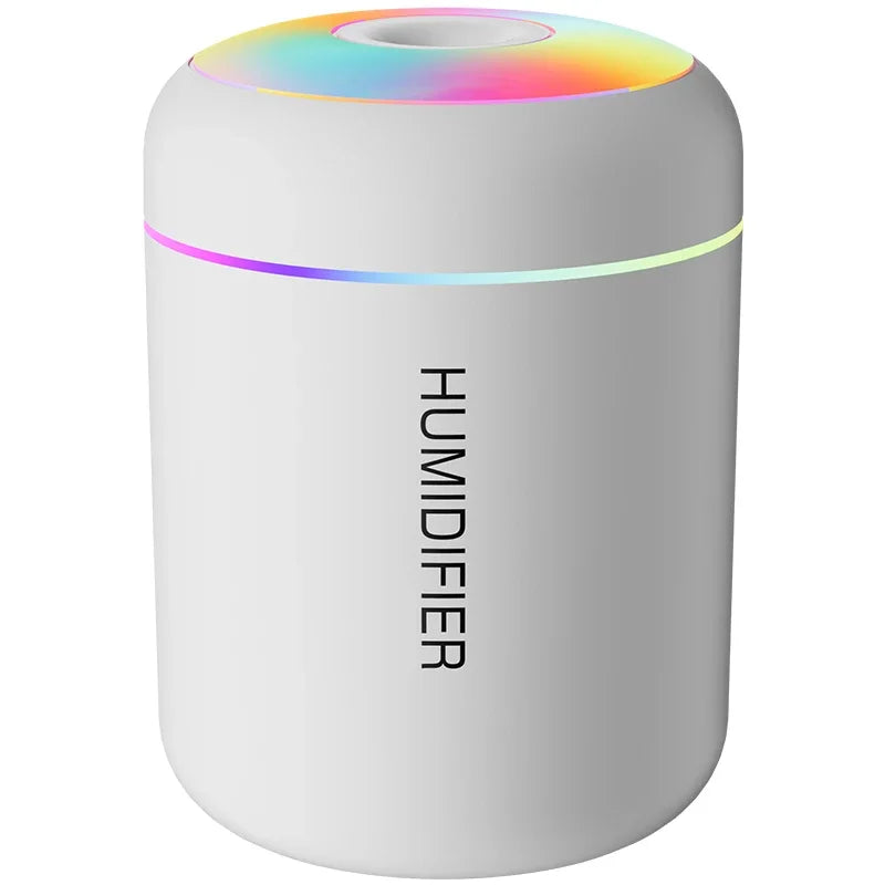 180ML Mini Air Humidifier USB Electric Aroma Diffuser Essential Oil Purifier Aromatherapy Mist Maker Lights for Car Home Bedroom